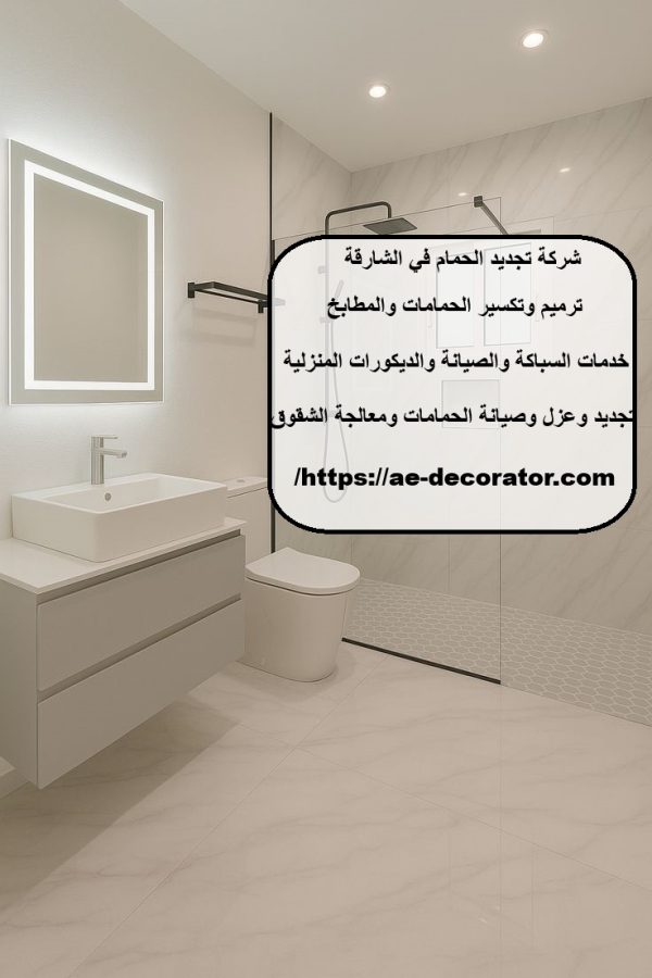 شركة تجديد الحمام في الشارقة